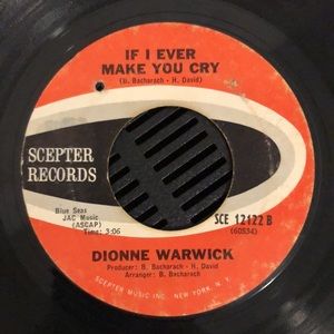 Dionne Warwick Are You There Vinyl 45 Record '65